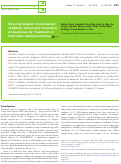 Cover page: Novel Synergistic Combination of Mitotic Arrest and Promotion of Apoptosis for Treatment of Pancreatic Adenocarcinoma