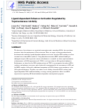 Cover page: Ligand-Dependent Enhancer Activation Regulated by Topoisomerase-I Activity