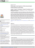 Cover page: Molecular mechanism of the tree shrew’s insensitivity to spiciness