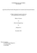 Cover page: Agent-Based Urban Traffic Management for Connected and Automated Vehicles