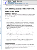 Cover page: “Gone are the days of mass-media marketing plans and short term customer relationships”: tobacco industry direct mail and database marketing strategies