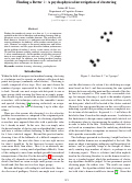 Cover page: Finding a Better k: A psychophysical investigation of clustering