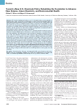 Cover page of Toward a New U.S. Chemicals Policy: Rebuilding the Foundation to Advance New Science, Green Chemistry, and Environmental Health