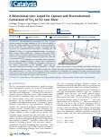 Cover page: A Bifunctional Ionic Liquid for Capture and Electrochemical Conversion of CO2 to CO over Silver