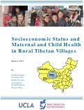 Cover page: Socioeconomic Status and Maternal and Child Health in Rural Tibetan Villages