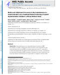 Cover page: Multi-level alignment processes in the sustainment of a youth substance use treatment model following a federal implementation initiative: A mixed method study.