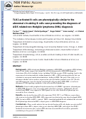 Cover page: TLR2-Activated B Cells are Phenotypically Similar to the Abnormal Circulating B Cells Seen Preceding the Diagnosis of AIDS-Related NHL Diagnosis