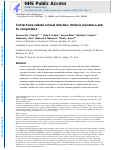 Cover page: Contact lens-related corneal infection: Intrinsic resistance and its compromise