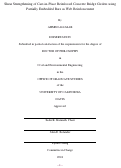 Cover page: Shear Strengthening of Cast-in-Place Reinforced Concrete Bridge Girders using Partially Embedded Bars as Web Reinforcement