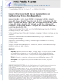 Cover page: Impact of Electronic Health Record Implementation on Ophthalmology Trainee Time Expenditures