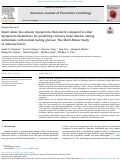 Cover page: Small dense low-density lipoprotein cholesterol compared to other lipoprotein biomarkers for predicting coronary heart disease among individuals with normal fasting glucose: The Multi-Ethnic Study of Atherosclerosis