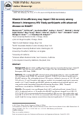 Cover page: Vitamin D insufficiency may impair CD4 recovery among Women's Interagency HIV Study participants with advanced disease on HAART