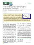 Cover page: Asbestos Fiber Preparation Methods Affect Fiber Toxicity