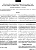 Cover page: Induction of Beet-Cyst Nematode Suppressiveness by the Fungi Dactylella oviparasitica and Fusarium oxysporum in Field Microplots