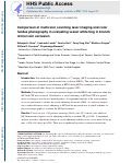 Cover page: Comparison of Multicolor Scanning Laser Imaging and Color Fundus Photography in Evaluating Vessel Whitening in Branch Retinal Vein Occlusion