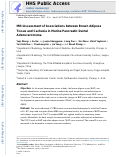 Cover page: MRI Assessment of Associations between Brown Adipose Tissue and Cachexia in Murine Pancreatic Ductal Adenocarcinoma