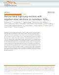 Cover page: Narrow-band high-lying excitons with negative-mass electrons in monolayer WSe2