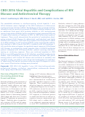 Cover page: CROI 2014: Viral hepatitis and complications of HIV disease and antiretroviral therapy.