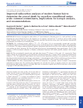 Cover page: Improved radiocarbon analyses of modern human hair to determine the year-of-death by cross-flow nanofiltered amino acids: common contaminants, implications for isotopic analysis, and recommendations