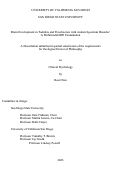 Cover page: Brain Development in Toddlers and Preschoolers with Autism Spectrum Disorder: A Multimodal MRI Examination