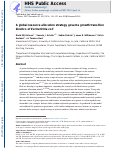 Cover page: A global resource allocation strategy governs growth transition kinetics of Escherichia coli