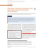 Cover page: Infra-Hisian Conduction Disturbance and Alternating Left Anterior/Posterior Fascicular Block.