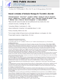 Cover page: Neural correlates of behavior therapy for Tourette׳s disorder