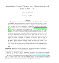 Cover page: Innovation Output Choices and Characteristics of Firms in the U.S.