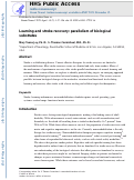 Cover page: Learning and Stroke Recovery: Parallelism of Biological Substrates.