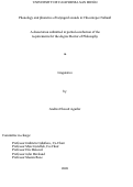 Cover page: Phonology and phonetics of laryngeal sounds in Chicontepec Nahuatl