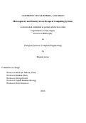 Cover page: Heterogeneity and Density Aware Design of Computing Systems