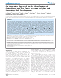 Cover page: An integrative approach to the identification of Arabidopsis and rice genes involved in xylan and secondary wall development