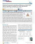 Cover page: Statistical Framework for Identifying Differences in Similar Mass Spectra: Expanding Possibilities for Isomer Identification