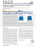 Cover page: A Biomimetic C-Terminal Extension Strategy for Photocaging Amidated Neuropeptides.