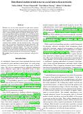 Cover page: Distributed statistical inference in social interaction networks