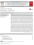 Cover page: Anisotropy in the deep Earth