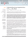 Cover page: Understanding strong magnetostriction in Fe100âxGax alloys