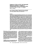 Cover page: Transfection of CD14 into 70Z/3 cells dramatically enhances the sensitivity to complexes of lipopolysaccharide (LPS) and LPS binding protein.