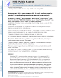 Cover page: Does per‐act HIV‐1 transmission risk through anal sex vary by gender? An updated systematic review and meta‐analysis