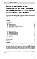 Cover page: Detection and Quantitation of Eicosanoids via High Performance Liquid Chromatography‐Electrospray Ionization‐Mass Spectrometry