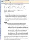 Cover page: Overcoming Barriers to HIV Treatment Adherence: A Brief Cognitive Behavioral Intervention for HIV-Positive Adults on Antiretroviral Treatment