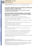 Cover page: TNF-Receptor Inhibitor Therapy for the Treatment of Children with Idiopathic Pneumonia Syndrome. A Joint Pediatric Blood and Marrow Transplant Consortium and Children's Oncology Group Study (ASCT0521)