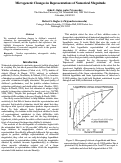 Cover page: Microgenetic Changes in Representations of Numerical Magnitude