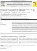 Cover page: Magnetostratigraphic dating of the late Miocene Baogeda Ula Formation and associated fauna in central Inner Mongolia, northern China