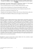 Cover page: Personal CO2 bubble: Context-dependent variations and wearable sensors usability