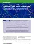 Cover page: Disparate Pathways for Extrachromosomal DNA Biogenesis and Genomic DNA Repair.