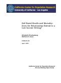 Cover page: Self-Rated Health and Mortality: Does the Relationship Extend to a Low Income Setting?