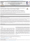 Cover page: Procedural Characteristics and Outcomes of Transcatheter Interventions for Aortic Coarctation: A Report From the IMPACT Registry.