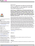 Cover page: Role of e-cigarettes and pharmacotherapy during attempts to quit cigarette smoking: The PATH Study 2013-16