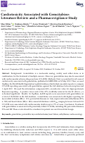 Cover page: Cardiotoxicity Associated with Gemcitabine: Literature Review and a Pharmacovigilance Study.